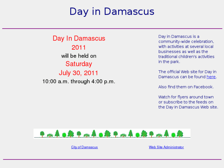 www.damascusdayinthepark.org