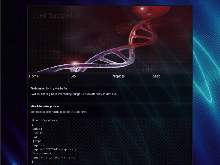 www.fredsampedro.com