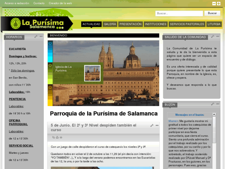 www.lapurisimasalamanca.es