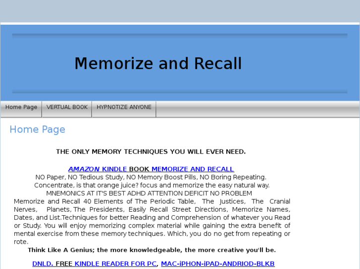 www.memorizeandrecall.com