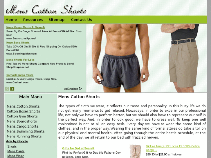 www.menscottonshorts.com