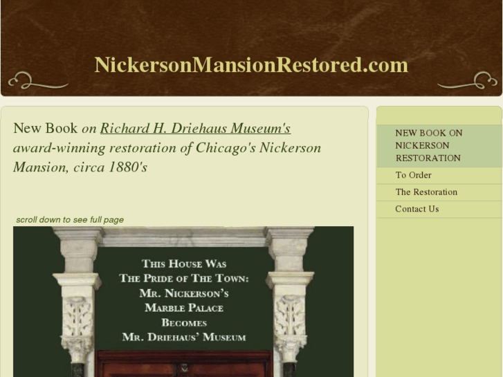 www.nickersonmansionrestored.com