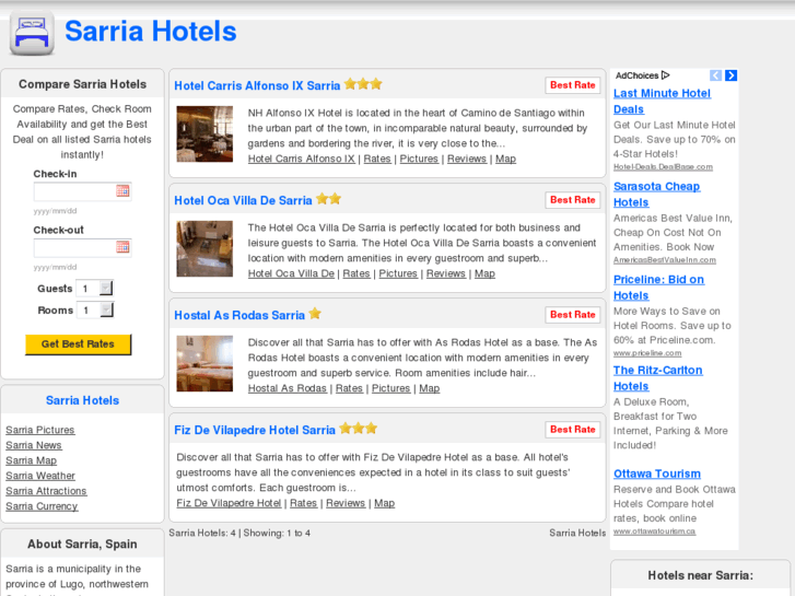 www.sarriahotels.com