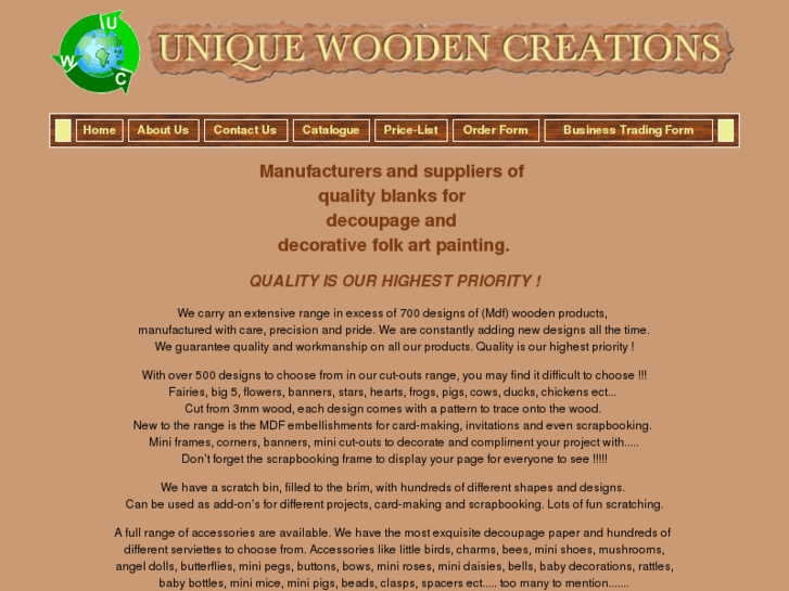 www.uniquewoodencreations.com