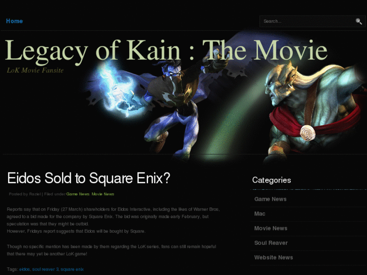 www.legacyofkainmovie.com