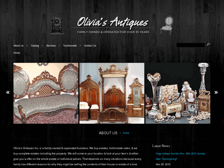 www.olivias-antiques.com