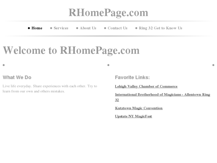 www.rhomepage.com