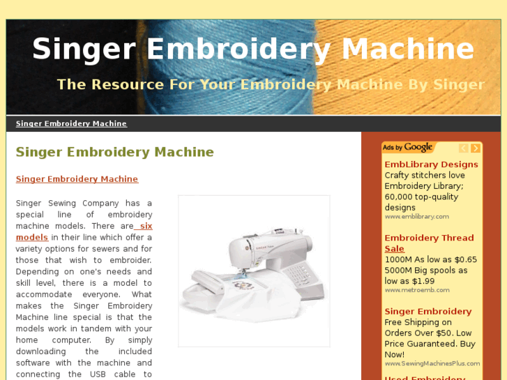 www.singerembroiderymachine.net