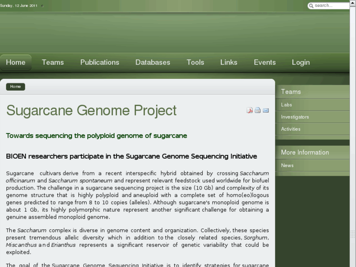 www.sugarcanegenome.org