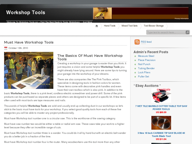 www.workshoptools.org
