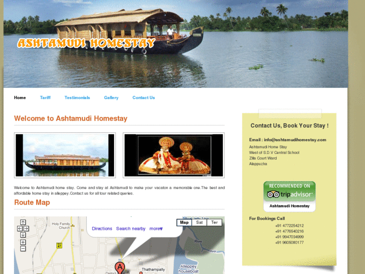 www.ashtamudihomestay.com