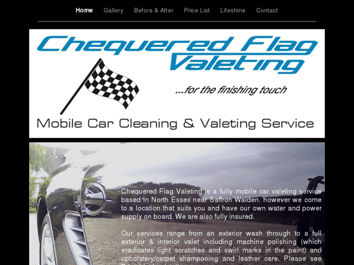 www.chequeredflagvaleting.com