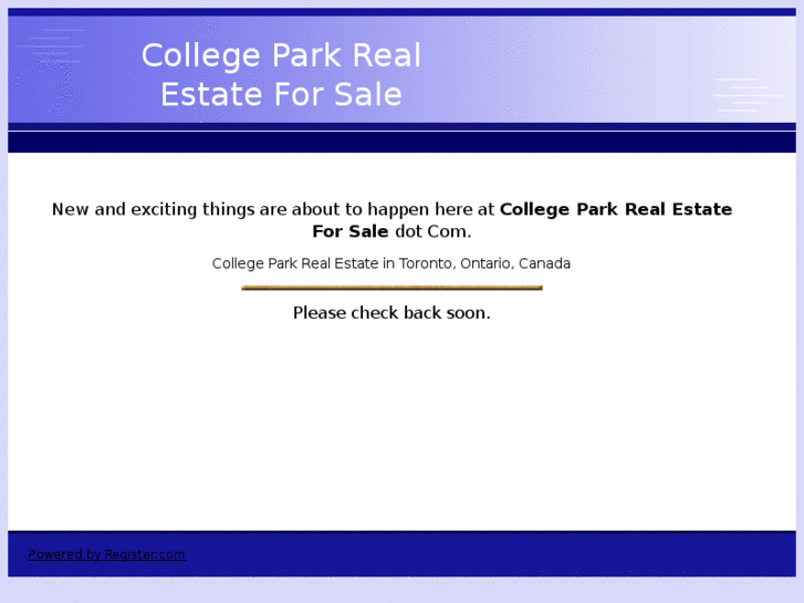 www.collegeparkrealestateforsale.com