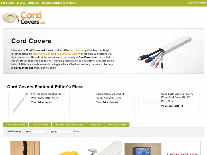 www.cordcovers.net