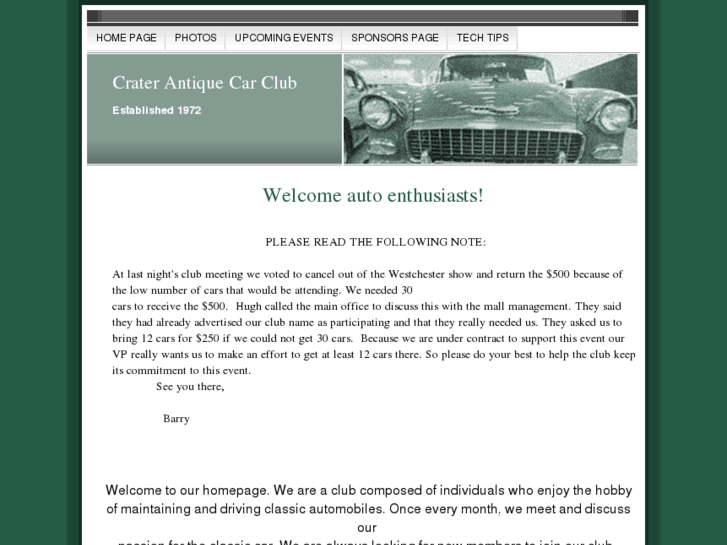 www.craterantiquecarclub.com