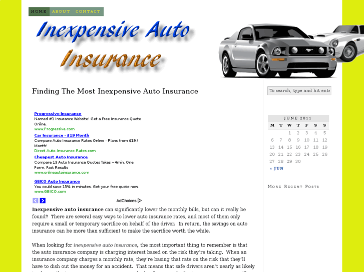 www.inexpensiveautoinsurance101.com