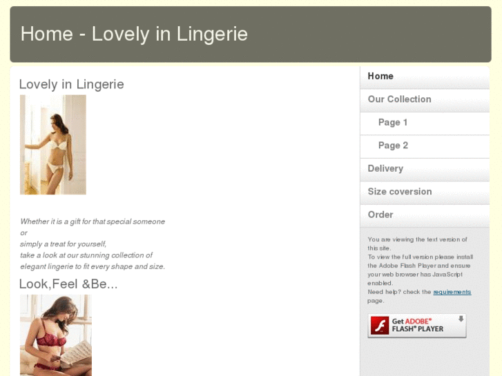 www.lovelyinlingerie.com