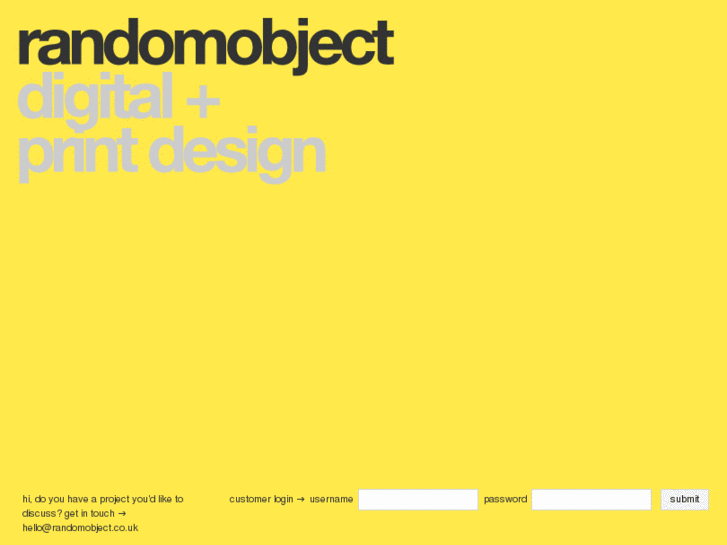 www.randomobject.co.uk