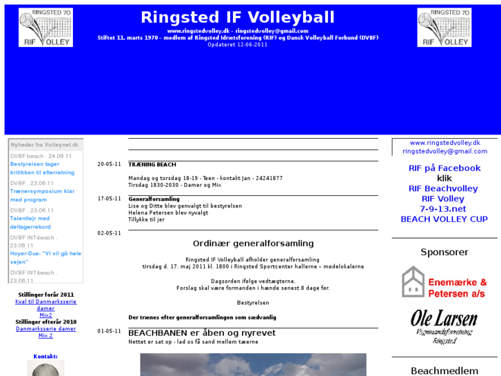 www.ringstedvolley.dk