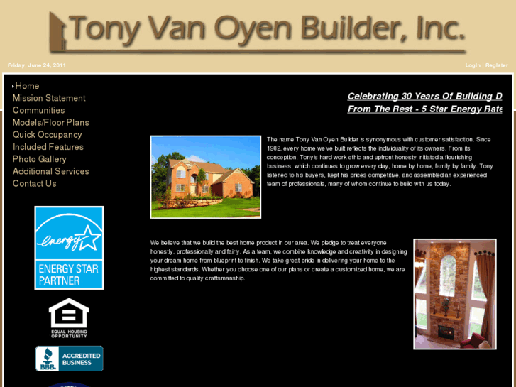 www.tonyvanoyenbuilder.com