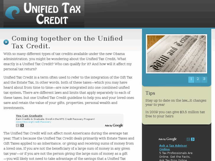 www.unifiedtaxcredit.com