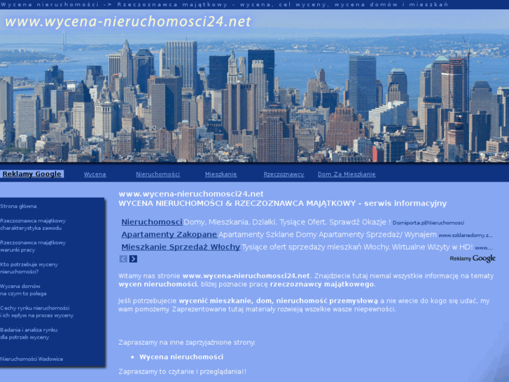 www.wycena-nieruchomosci24.net