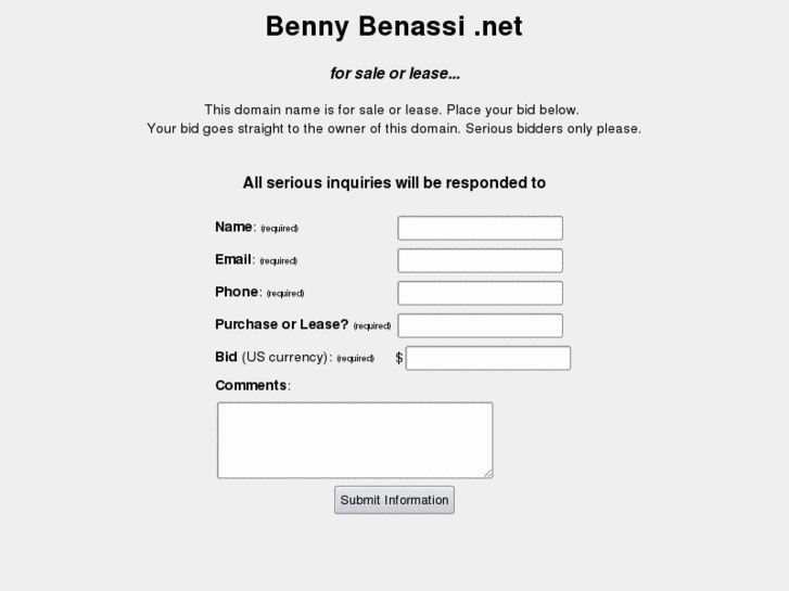 www.bennybenassi.net