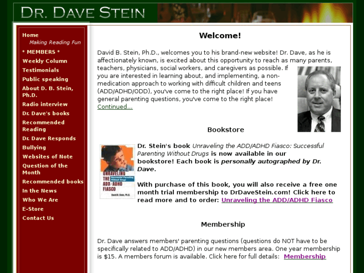 www.drdavestein.com