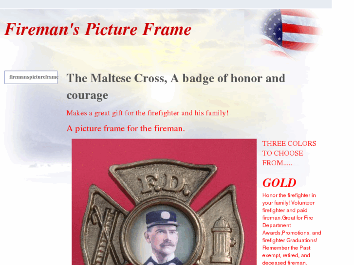 www.firemanspictureframe.com