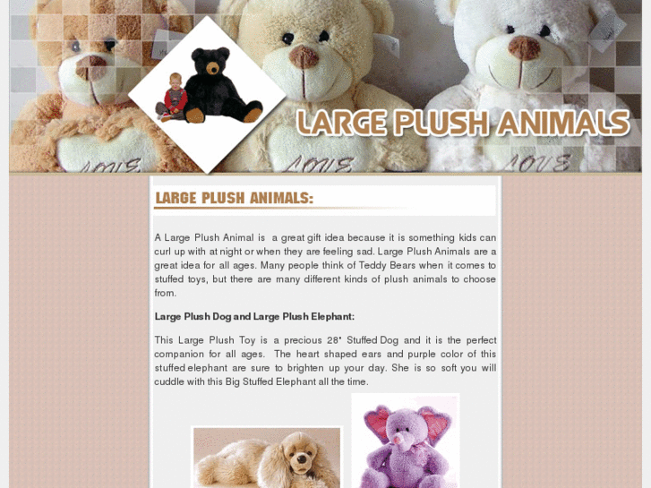 www.largeplushanimals.com