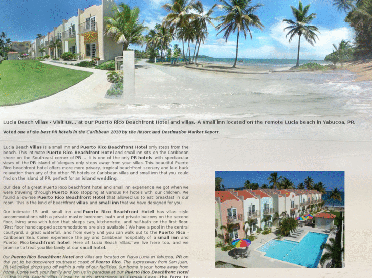www.luciabeachvillas.com