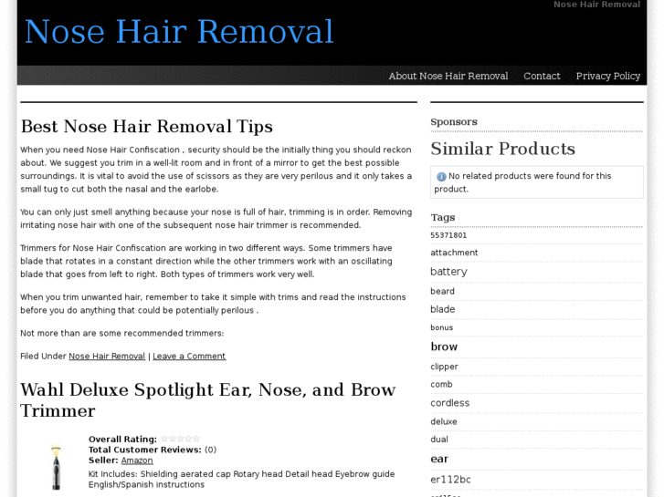 www.nosehairremovalnow.com