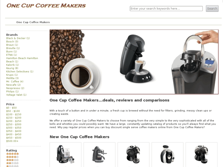 www.one-cup-coffeemakers.org