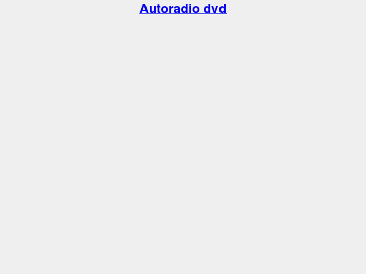 www.autoradiodvd.org