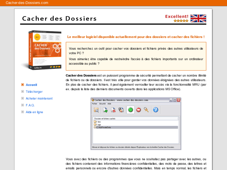 www.cacher-des-dossiers.com