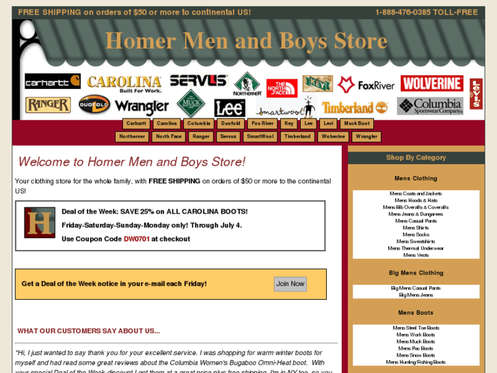 www.homermenandboysstore.com