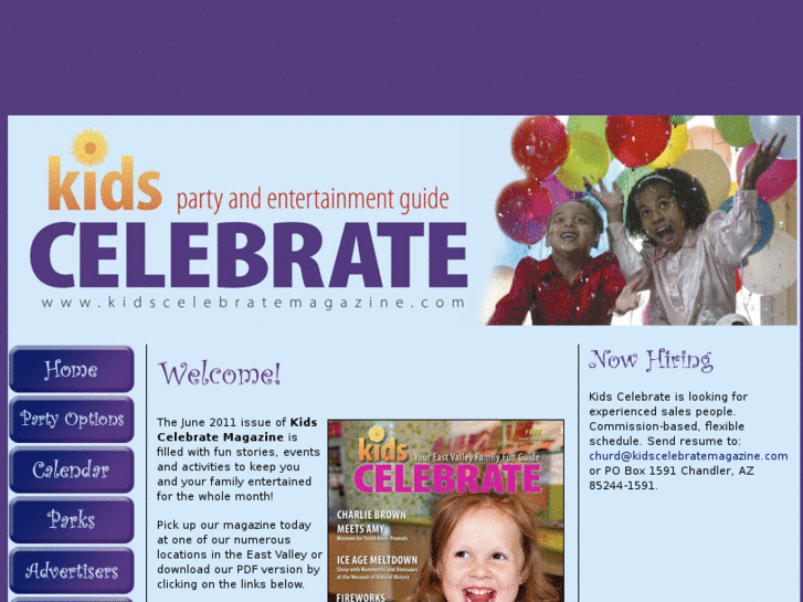 www.kidscelebratemagazine.com