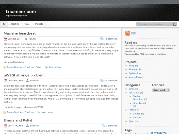 www.lxsameer.com