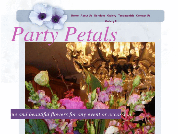 www.partypetalsflorals.com