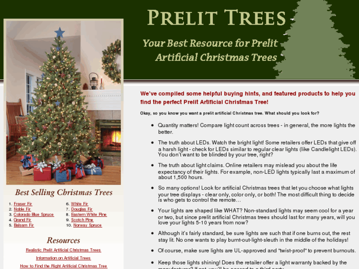 www.prelit--trees.com