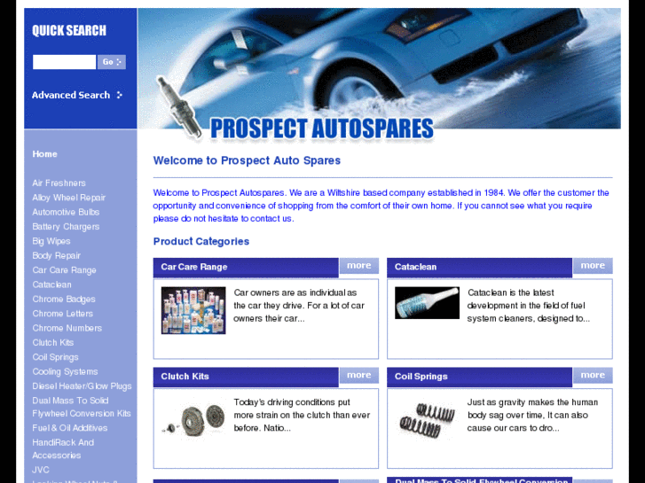 www.prospectautospares.com