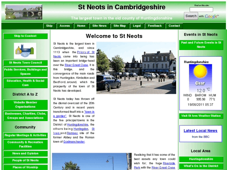 www.stneots-town.info