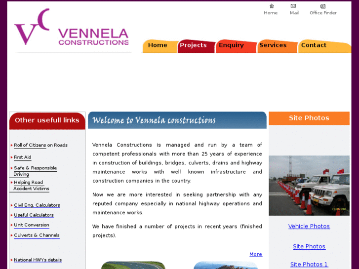 www.vennelaconstructions.com