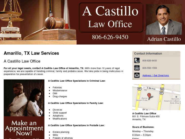 www.acastillolawofficeamarillo.com