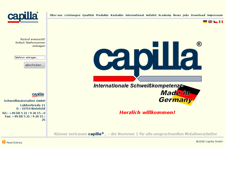 www.capilla-gmbh.de
