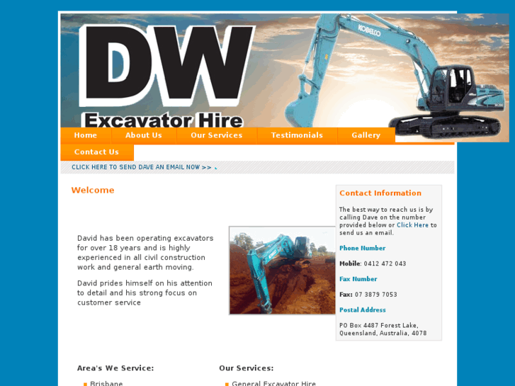 www.dwexcavatorhire.com