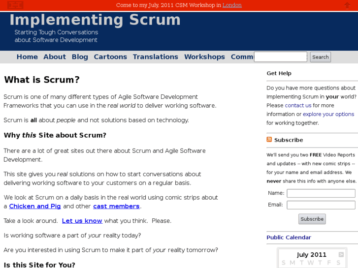 www.implementingscrum.com
