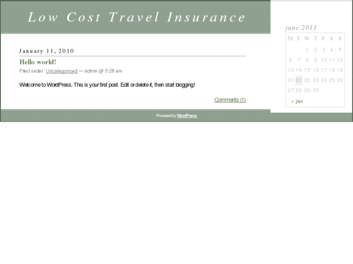 www.lowcost-travelinsurance.com