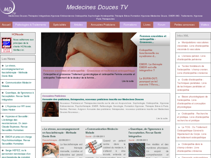 www.medecines-douces.tv