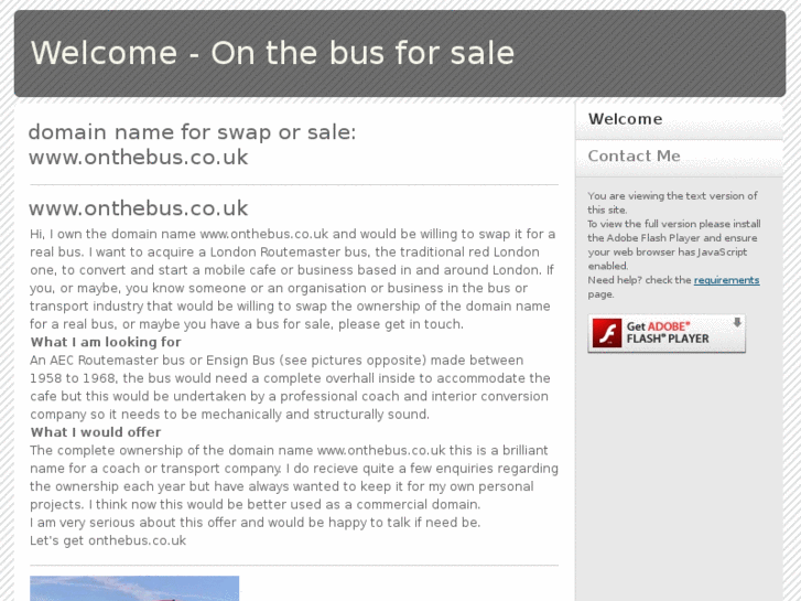 www.onthebus.co.uk